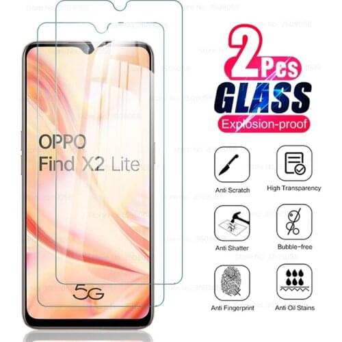 Orro find x 2 light glass 2pcs protective glases for oppo find x2 lite x2lite display touch screen protectors film cph2005 6.4