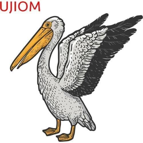 UJIOM Pelican Bird Wall Stickers Home Decoration Living Room Decor Decals Customizable Cartoon Anime Bathroom Poster Mural Art