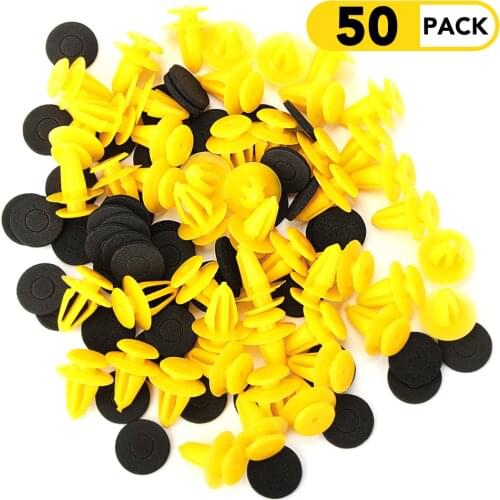 10mm Auto Bumper Mudguard Car interior Fixing Clips For Volkswagen Passat B6 B7 Golf GTI Jetta Tiguan Beetle Scirocco Polo Bora