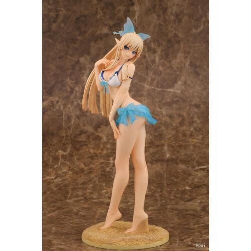 25cm Shining Resonance Kirika blue Swimsuit 1/7 scale Action Figure PVC New Collection figures toys brinquedos Collection