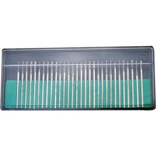 30pcs/Box High Quality Dental Burr Bits Grinding Cutting Head 3mm Head Shank Electric Rotary Grinding Engraving Polishing Tool