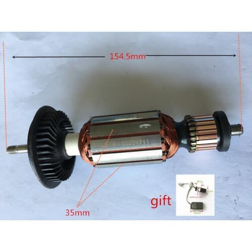 AC220-240V Rotor for Bosch GWS6-100 GWS6-115 GWS6-125 GWS6-100E GWS6-115E TWS6600 TWS6700 TWS6000 Anchor Motor Armature