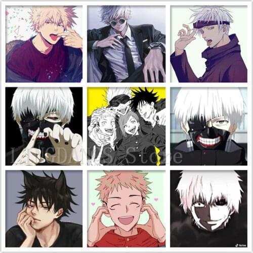 5D DIY Diamond Painting Anime My Hero Academia Bakugo Katsuki Cartoon Art Diamond Mosaic Embroidery Cross Stitch Home Decor Gift