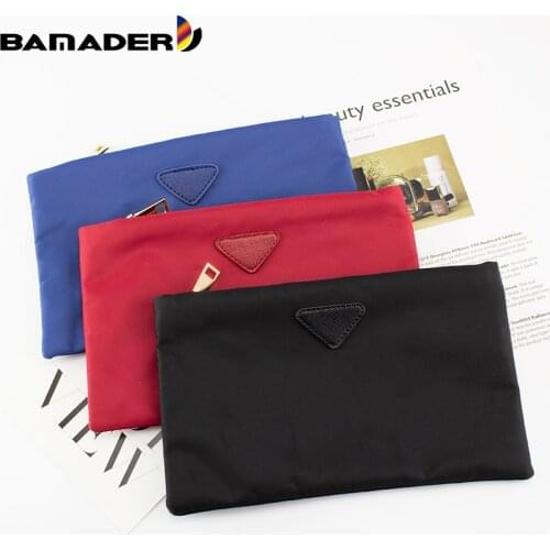 BAMADER Nylon Lipstick Cosmetic Bag Purse Wallet Multifunction Storage Organize Bag Water Proof Travel Portable Lnsert Bag Liner