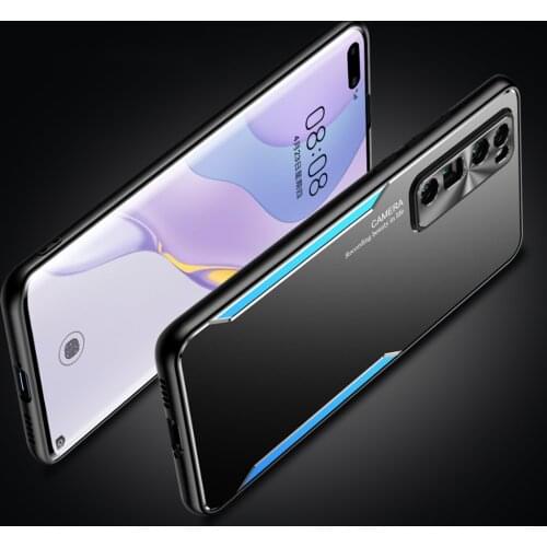 Luxury Metal Phone Case For Huawei Nova 2i 7i 5Z 6 5G 4 5 5i 7 8 Pro SE Y7 Prime Y9 2018 Silicone Cover For Honor 8 Play3 Case