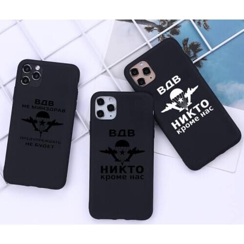 Russia Airborne Phone Case for iphone 12 pro max mini 11 pro XS MAX 8 7 6 6S Plus X 5S SE 2020 XR case
