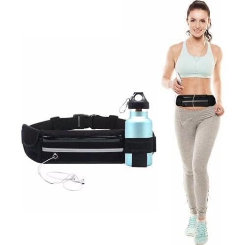 Travel Multifunctional Sports Womens Waist Bag Mini Fanny Pack Portable Convenient USB Pocket Waterproof Phone Belt Bags