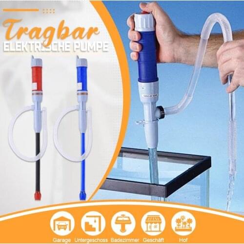 Electric Liquid Transfer Pump Pipe Portable Water Pump Non-Corrosive Liquids Powered Outdoor Fuel Transfer Suction Pumps Liquid