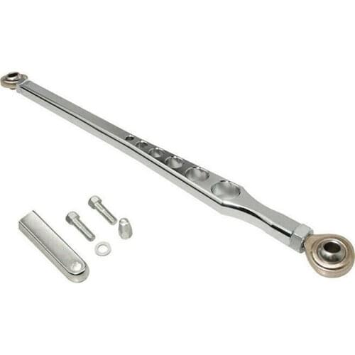 Chrome Motorcycle Cut Gear Holeshot Shift Rod Linkage Shift Lever Shifter Link Case For Harley Softail Trikes 1986-Up