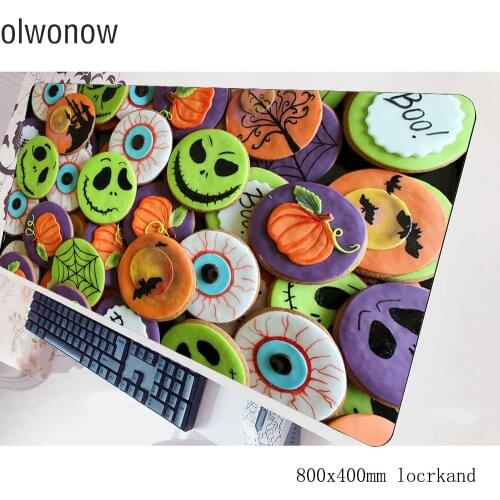 Halloween mousepad gamer large 800x400x3mm gaming mouse pad notebook accessories laptop best seller padmouse ergonomic mat