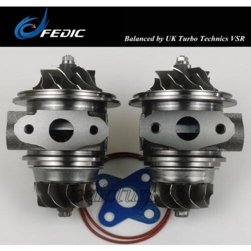 Twin turbo chra left + right side TD03 49131-07030 49131-07040 Turbo charger chra cartridge for BMW 225Kw 306HP N54B30 2006-2010
