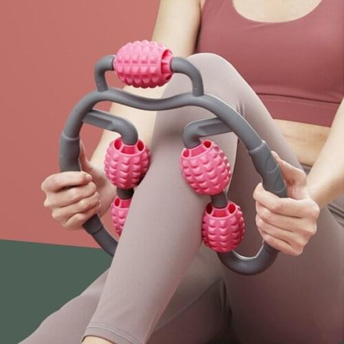 Ring Leg Clamp Thin Leg Roller Massage Artifact Muscle Relaxation and Elimination Massage Stick Leg Meridians Dredge Massager