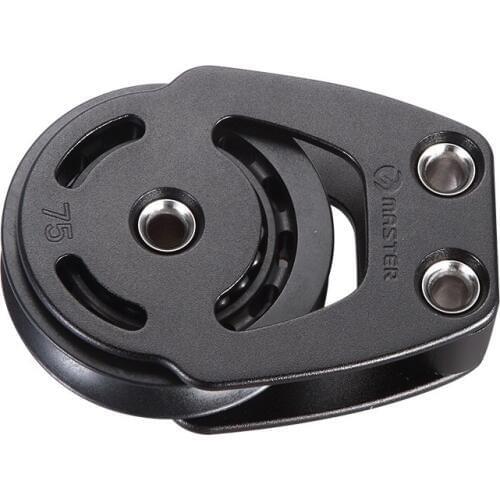 Marine Boat Yacht Sailboat Dinghy 57mm 2 1/4 Inch Aluminum Foot Block Small Boat Block Master ALC-5710F