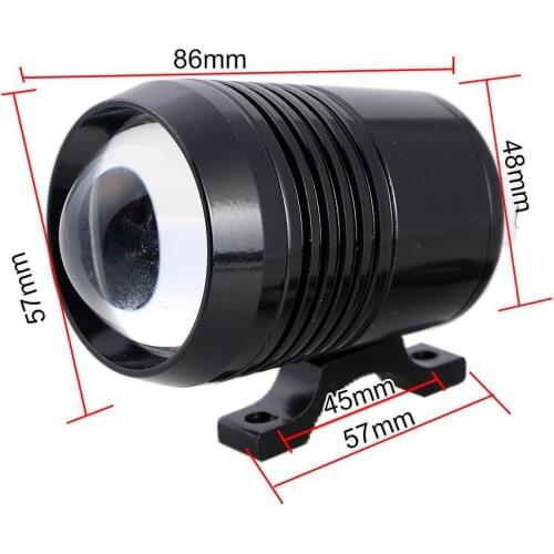 30W High-Power Motorcycle Light Laser Cannon Type Flashing Light External Headlight LED Retrofit Super Bright Spotlight 2pcs