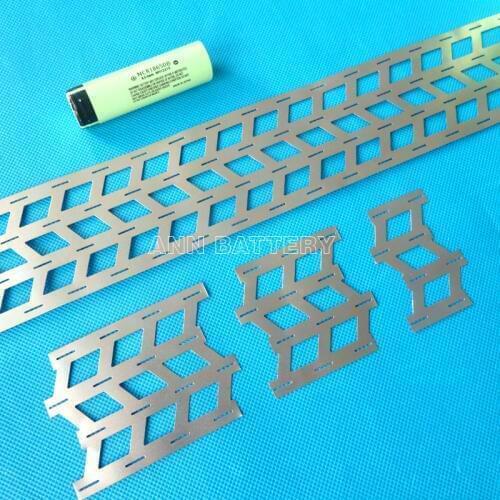 18650 battery connect nickel plate, 4W-shaped nickel belt, Cell spacing 18.5mm, 18650 li-ion batteries nickel sheet