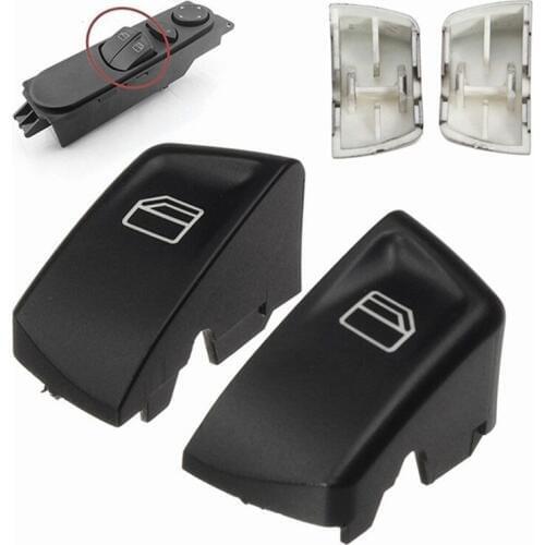 NEW-1 Pair Car Electric Window Control Power Switch Push Button Covers For Mercedes Sprinter Vito Viano Left+Right