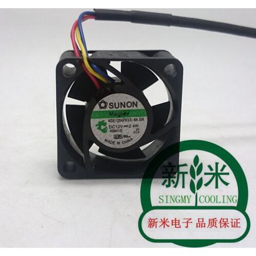 NEW SUNON 4020 KDE1204PKVX-8A.GN 12V 2.4W 4lines PWM cooling fan