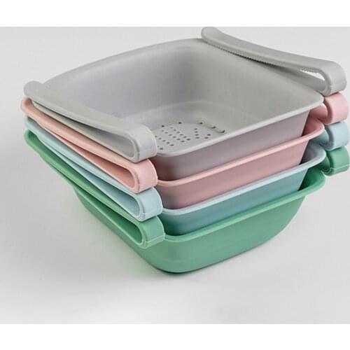 Refrigerator Stretchable Rack Egg Box Storage Food Holder Basket Space Saving Fridge Organizer Fruit Layer Kitchen Gadget