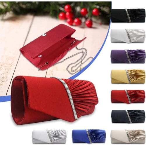 Temperament Rhinestone Three-dimensional Twill Evening Gift Bag Ladies Clutch