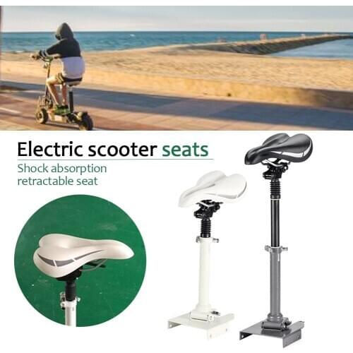 Foldable Electric Scooter Seat Shock Absorption Telescopic Saddle For Xiaomi M365 S1/ Ninebot No. 9 Electric Scooter