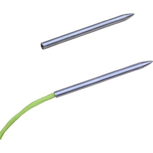 10pcs/lot Steel Paracord Needle With Screw Thread Shaft Tip Stiching Needle Fid For Kniting Weaving Pracord Bracelet Belt