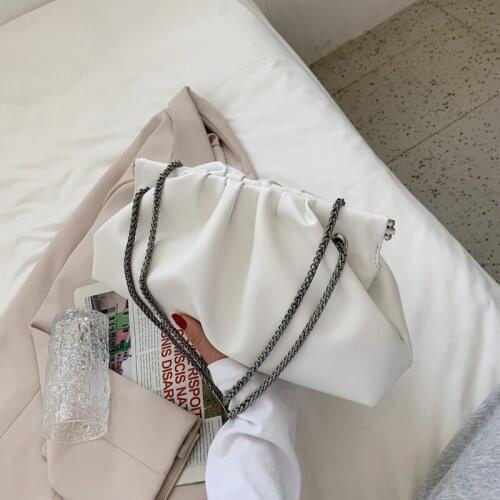 Purple Spirit Bird - Fashion Shoulder Bag designer Women crossbody bags Female Leather white Chain bags for women brand 2021