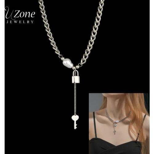 Женские ожерелья из жемчуга UZone China At AliExpress