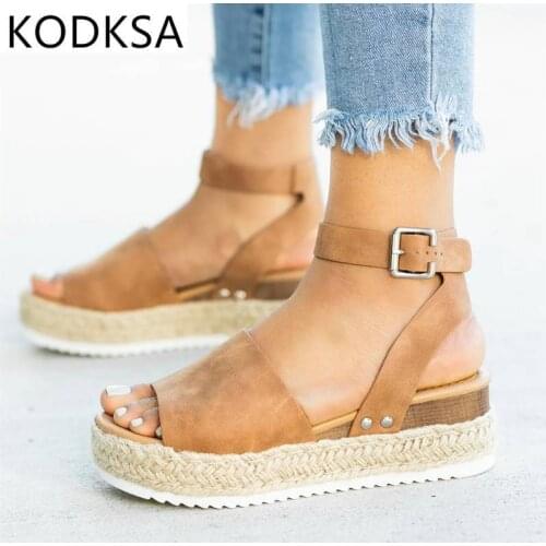 Wedges Shoes For Women High Heels Sandals Summer Shoes 2021Flip Flop Chaussures Femme Platform Sandals Plus Size 35-42
