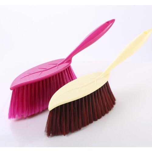 1PC Leaf Dust Brush Household Plastic Handle Sofa Bed Sheets Bedspread Dry Cleaning Brush EJH 0769
