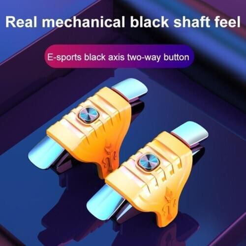 2Pcs F01 Metal Buttons Mobile Games Shooting Trigger Controller Gamepad for PUBG Shooting Gamepad Phone Trigger Fire Button