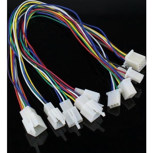 1set 2.8mm 2/3/4/6/9 pin Automotive Quick connection Electrical wire Connector Male Female cable terminal plug Kits Motorcycle