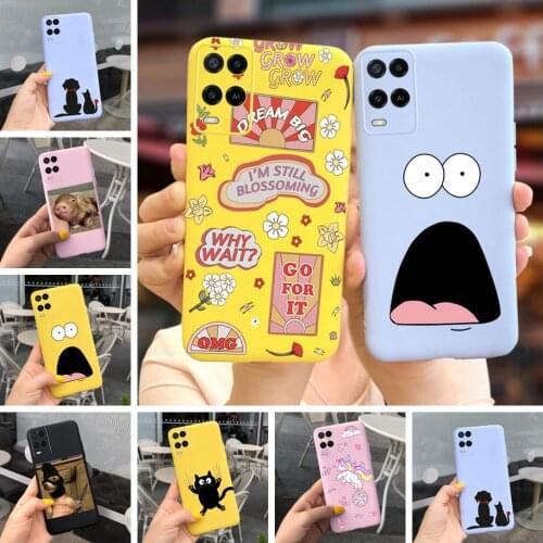Cute Patterned Cover For Oppo A54 Case CPH2239 Soft Slim Fundas For Oppo A54 5G CPH2195 Phone Cases OppoA54 A 54 Back Cover Bags