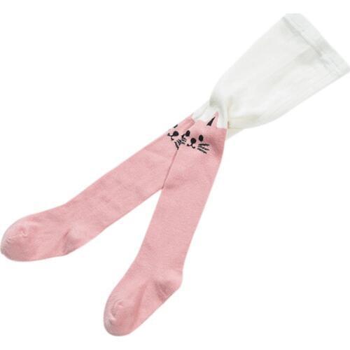 Children Tights For Baby Girls Kids Cute Cat Print Cotton Pantyhose Tights Stockings For Girls Dance Tights