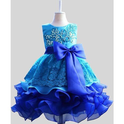 Baby Dress Children Kids Birthday Outfits Dresses Girls Evening Party Formal