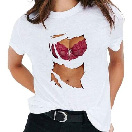 T-shirt Women Sexy body Graphic Fashion Trend Cute Printed Cartoon Harajuku Lady Clothes Summer Tops Tees Female Tshirt Clothing