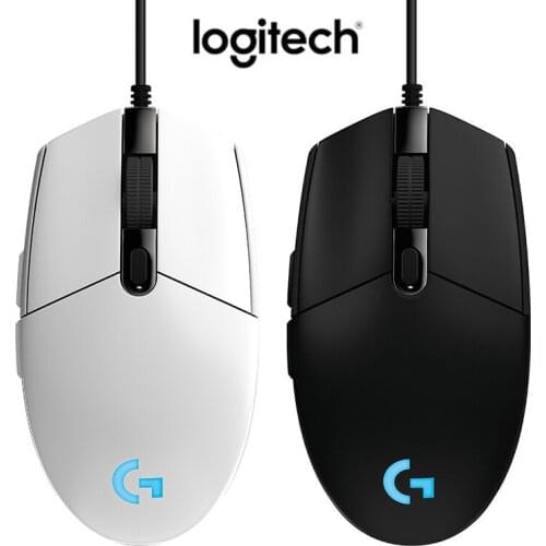 Logitech G102 LIGHTSYNC Gaming Mouse 8000DPI Adjustable RGB Backlight 6 Mechanical Button USB Wired Gamer Mice For PC Laptop New