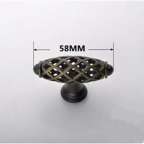 Kitchen Cabinet Knobs Bronze Dresser Pulls Antique brass Drawer Cupboard Handles Rustico Retro Birdcage furniture knobs AEH