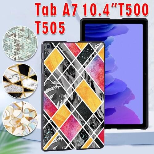 Lightweight Hard Shell Case Cover Fit Samsung Galaxy Tab A7 10.4 2020 T500 T505 Tablet Multicolor Protector Cove SM-T500 SM-T505
