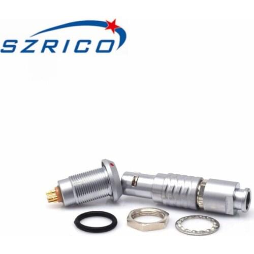 SZRICO 2 To 9 Pin HGG FGG 0B Multipole Seal Ring Adaptor Straight Round Shell Plug Automotive Self Latching Push Pull Connector