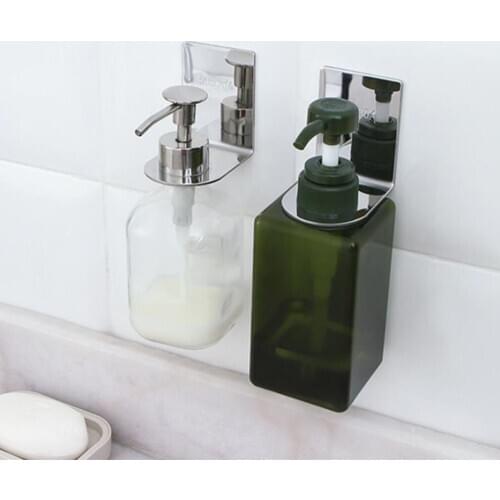 Bathroom Shampoo Shower Gel Bottle Rack Wall Decoration Wall Hanging Stainless Steel Commodity
