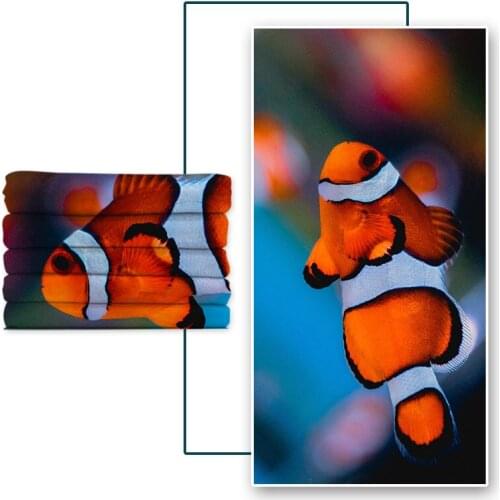Microfine Customizable Double-Sided Velvet Printed Beach Towels Are Soft And Quick-Drying For Repeated Use