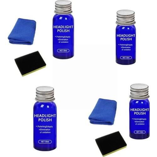 30/10ML Car Headlight Repair Coating Solution Repair TSLM1 Car Kit Headlight Oxidation Wax Liquid Anti-scratch Rearview K4K3