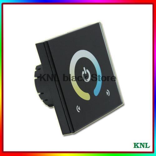 Touch Led Dimmer Color Temperature Controller Led Strip Wall-mounted Controller Touch Panel DC12V-24V for Home Lighting Control