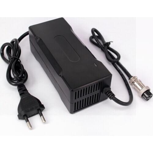 54.6V 2A Charger For 13S 48V Lithium Battery Charger Output DC 5.5*2.1MM For 48V 13Series Li-ion Pack Electric bike Scooter