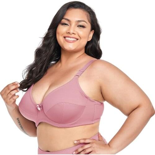 Women Padded Lace Bras Underwire Full Coverage Sheer Supportive Lace Bra Top Plus Size 85 90E 95EF 100EF 105EF 110EF 115EF 120EF