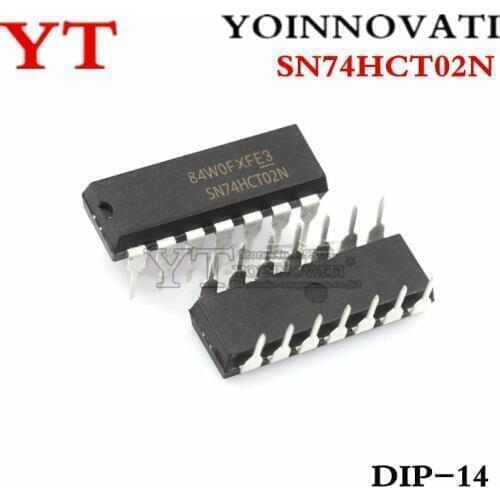10pcs/lot SN74HCT02N 74HCT02 SN74HCT02 DIP-14