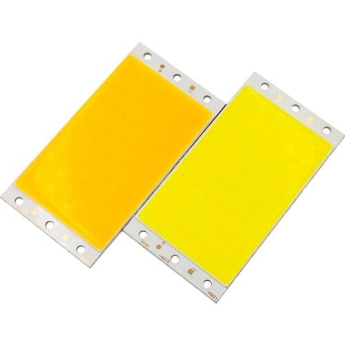 94x50mm 15W LED COB Light Chip On Board Warm Day Pure White Blue Color LED Panel for DIY Outdoor Indoor Bulb Car Lighting Source