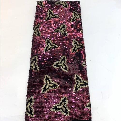 African Lace Fabric Embroidered Nigeria Mesh Lace Fabric 2020 High Quality Lace French Sequin Lace Fabric ZX37931