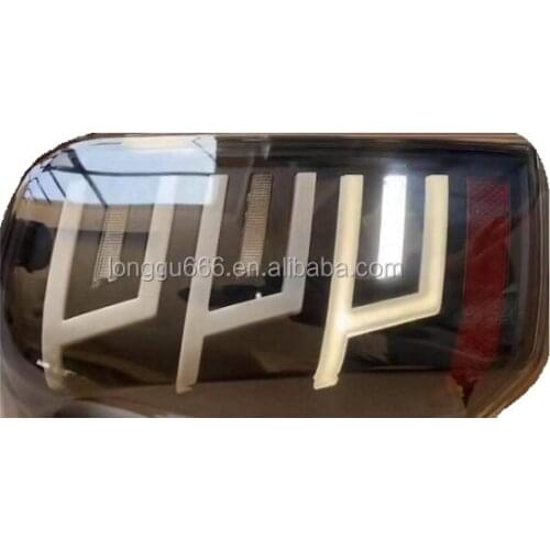 Car Smoke Taillight for Mitsubishi L200 Triton Pickup 2015-2018 Tail Light Side Rear Brake Reverse Stop Lamp Car Accessories