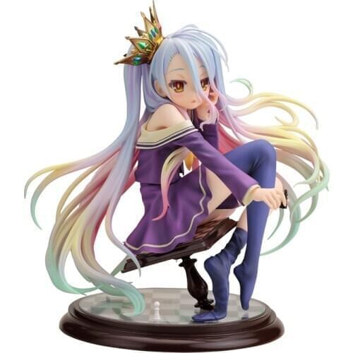 Japanese original version anime figure NO GAME NO LIFE Shiro action figure collectible model toys for boys